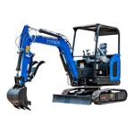 TYPHON TERROR X2 STORM Mini Excavator 2.5 Ton Diesel Kubota V1505 25HP Engine USA