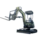 Pallet Fork Attachment for 2.5-3 ton Mini Excavator Adjustable Stabilizer Bar USA